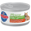 Hill`s  SP™ Mousse Kitten 1-st Nutrition™  with Chicken&Turkey - влажное питание с курицей и индейкой для котят и беременных/кормящих кошек. Набор 12 банок Х 85 г